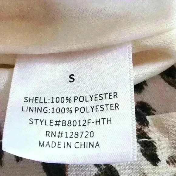 3/$30 Harper Heritage Paperbag Waist Animal Print Lined Size Small Skirt. - Picture 6 of 6